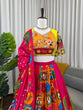 Load image into Gallery viewer, Pink Elegant American Crepe Digital Print Lehenga Set ClothsVilla