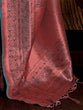 Load image into Gallery viewer, Pink Elegant Banarasi Silk Blend Woven Saree with Tassel Detailing ClothsVilla