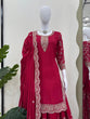 Load image into Gallery viewer, Pink Elegant Chinon Silk Embroidered Plazo Set with Dupatta ClothsVilla
