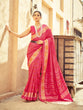 Load image into Gallery viewer, Pink Elegant Cotton Blend Saree Daily Wear ClothsVilla