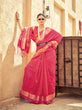 Load image into Gallery viewer, Pink Elegant Cotton Blend Saree Daily Wear ClothsVilla
