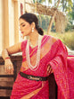 Load image into Gallery viewer, Pink Elegant Cotton Blend Saree Daily Wear ClothsVilla