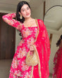 Load image into Gallery viewer, Pink Elegant Digital Printed Georgette Sharara Set with Butti Work Dupatta – Modern Ethnic Wear ClothsVilla