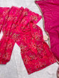 Load image into Gallery viewer, Pink Elegant Digital Printed Georgette Sharara Set with Butti Work Dupatta – Modern Ethnic Wear ClothsVilla