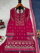 Load image into Gallery viewer, Pink Elegant Faux Georgette Sharara Set with Dupatta ClothsVilla