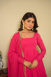 Load image into Gallery viewer, Pink Elegant Georgette Printed Suit Set with Tassel Dupatta – Flowy &amp; Chic Clothsvilla