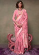 Load image into Gallery viewer, Pink Elegant Jamdani Modal Cotton Silk Saree – Timeless Weave with Intricate Motifs ClothsVilla