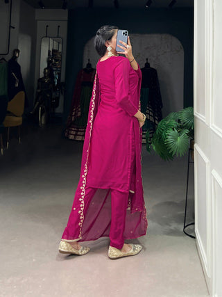 pink-elegant-organza-embroidered-suit-set-with-dupatta-sequins-thread-work-stitched-top-and-bottom Clothsvilla