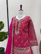 Load image into Gallery viewer, Pink Elegant Simmer Silk Lehenga Set with Dupatta