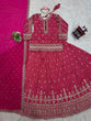 Load image into Gallery viewer, Pink Elegant Simmer Silk Lehenga Set with Dupatta