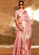 Load image into Gallery viewer, Pink Elegant Tissue Paithani Silk Saree with Designer Border &amp; Embroidered Pallu ClothsVilla