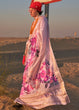 Load image into Gallery viewer, Pink Elegant Tussar Silk Blend Saree with Blouse Piece ClothsVilla