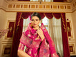 Load image into Gallery viewer, Pink Elegant Women's Pure Soft Banarasi Silk Paithani Saree with Intricate Zari Weaving ClothsVilla