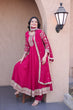 Load image into Gallery viewer, Pink Embroidered Anarkali Gown ClothsVilla