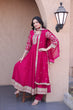 Load image into Gallery viewer, Pink Embroidered Anarkali Gown ClothsVilla