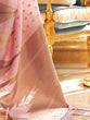 Load image into Gallery viewer, Pink Embroidered Banarasi Tissue Saree with Tassels ClothsVilla