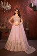 Load image into Gallery viewer, Exquisite Pink Embroidered Fox Georgette Girlish Trendy Lehenga ClothsVilla