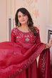 Load image into Gallery viewer, Pink Embroidered Gown with Dupatta ClothsVilla