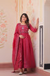 Load image into Gallery viewer, Pink Embroidered Gown with Dupatta ClothsVilla