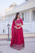 Load image into Gallery viewer, Pink Embroidered Lehenga Choli Set ClothsVilla