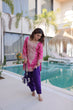 Load image into Gallery viewer, Pink Embroidered Top Pant with Batwa ClothsVilla