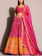 Load image into Gallery viewer, Pink Exquisite Bandhani Look Lehenga Set – A Festive Must-Have! ClothsVilla