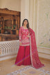 Load image into Gallery viewer, Pink Faux Blooming Sequins &amp; Zari Embroidered Readymade Gharara Suit Set ClothsVilla