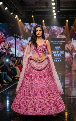 Pink Festive Designer Lehenga Choli ClothsVilla