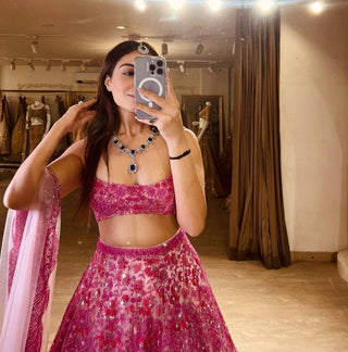 Pink Festive Designer Lehenga Choli ClothsVilla