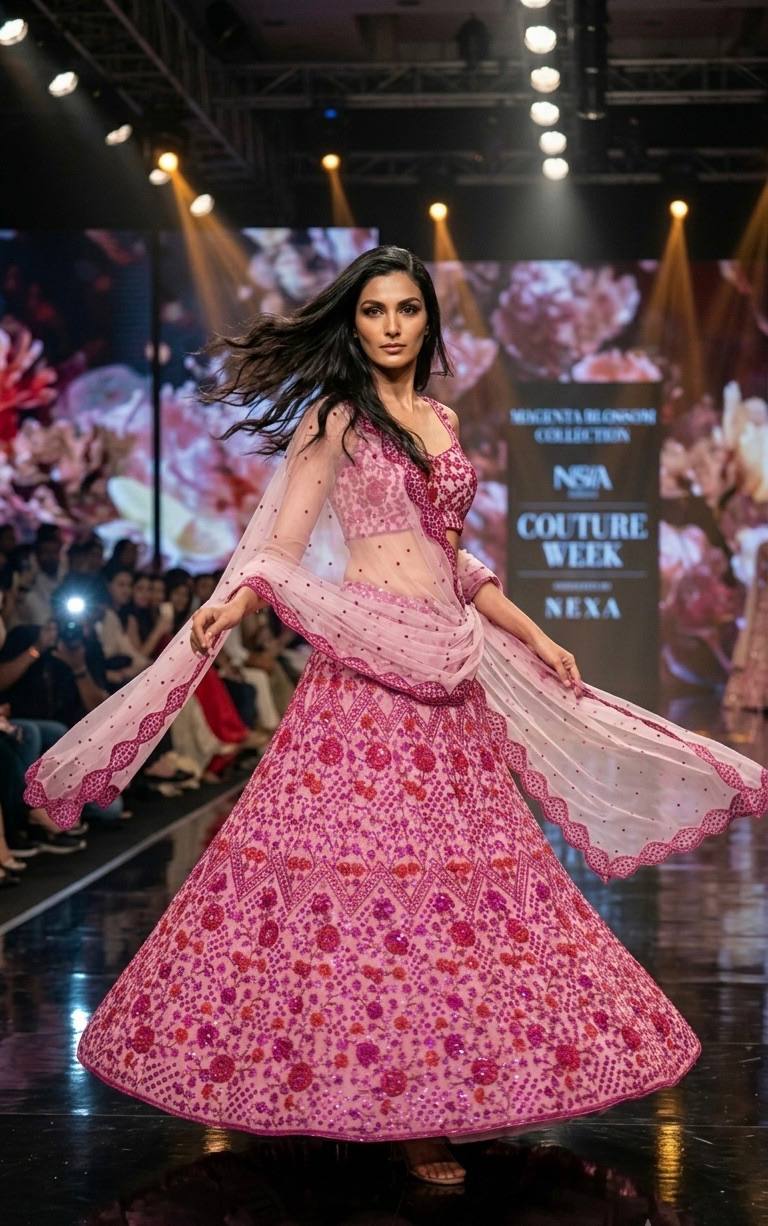 Pink Festive Designer Lehenga Choli ClothsVilla