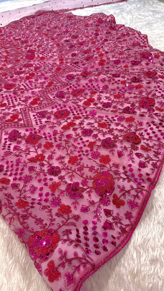 Pink Festive Designer Lehenga Choli ClothsVilla