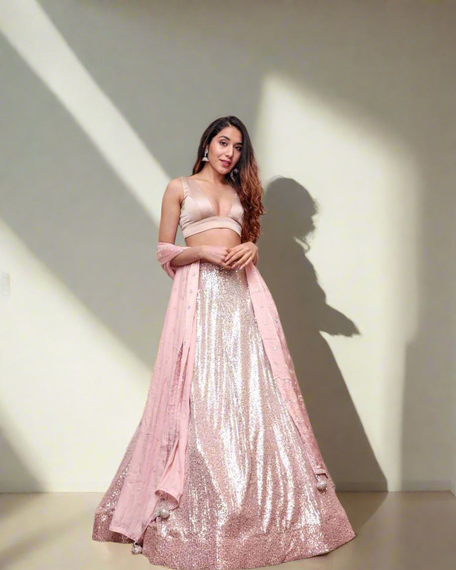Pink Festive Elegance – The Perfect Pick for Celebration Days ClothsVilla