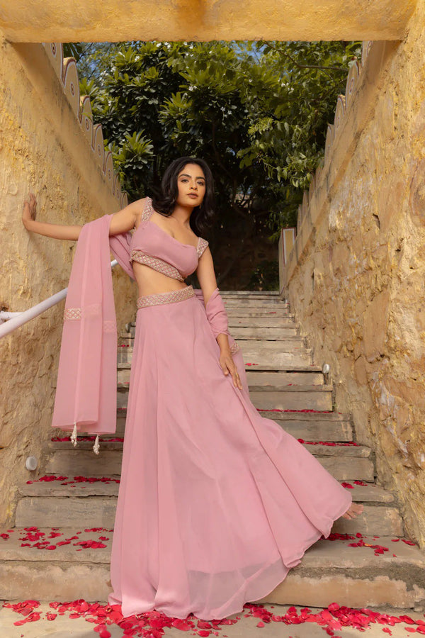 Pink Flair Designer Lehenga Choli ClothsVilla