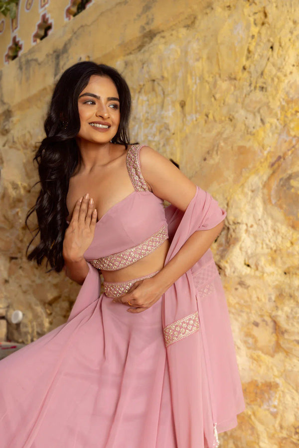 Pink Flair Designer Lehenga Choli ClothsVilla