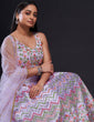 Load image into Gallery viewer, Pink Glamorous Heavy Satin Silk Lehenga Set with Exquisite Detailing ClothsVilla