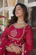 Load image into Gallery viewer, Pink Glamorous Sequins Embroidered Gown with Dupatta