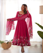 Load image into Gallery viewer, Pink Graceful Pure Organza Silk Anarkali Suit with Gota Patti Dupatta