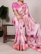Load image into Gallery viewer, Pink Graceful Tussar Silk Printed Saree with Viscose Border ClothsVilla