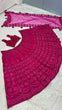 Load image into Gallery viewer, Pink Kasturi Silk Embroidered Lehenga Set with Soft Velvet Blouse &amp; Net Dupatta – Thread, Sequins &amp; Dori Work ClothsVilla
