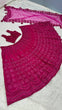 Load image into Gallery viewer, Pink Kasturi Silk Embroidered Lehenga Set with Soft Velvet Blouse &amp; Net Dupatta – Thread, Sequins &amp; Dori Work ClothsVilla