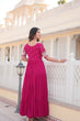 Load image into Gallery viewer, Pink Luxe Zari &amp; Sequin Embroidered Gown ClothsVilla