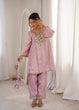 Load image into Gallery viewer, Pink Mirror Work Kurti Pant Set &amp; Batwa ClothsVilla