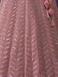 Load image into Gallery viewer, Pink Net Lehenga Choli Set with Dazzling Embroidery ClothsVilla