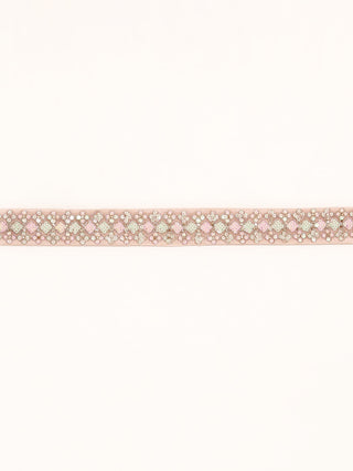 Pink Net Multi Sequins with heavy Zarkan embroidery Semi-Stitched Lehenga choli & Dupatta Clothsvilla