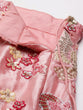 Load image into Gallery viewer, Pink Organza Sequins and Zarkan embroidery Semi-Stitched Lehenga choli &amp; Dupatta ClothsVilla