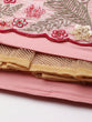 Load image into Gallery viewer, Pink Organza Sequins and Zarkan embroidery Semi-Stitched Lehenga choli &amp; Dupatta ClothsVilla