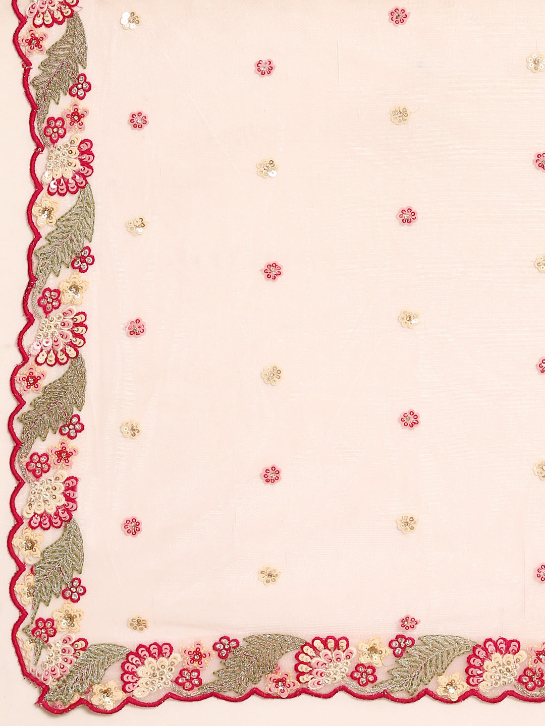 Pink Organza Sequins and Zarkan embroidery Semi-Stitched Lehenga choli & Dupatta ClothsVilla