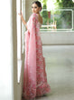 Load image into Gallery viewer, Pink Organza Silk Saree with Resham Floral Embroidery ClothsVilla