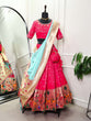 Load image into Gallery viewer, Pink Paithani Lehenga Choli Set ClothsVilla