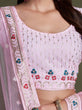 Load image into Gallery viewer, Pink Pakistani Georgette Lehenga Choli For Indian Festivals &amp; Weddings - Sequence Embroidery Work, Thread Embroidery Work, Clothsvilla